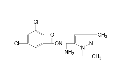 O-(3,5-dichlorobenzoyl)-1-ethyl-3-methylpyrazole-5-carboxamidoxime