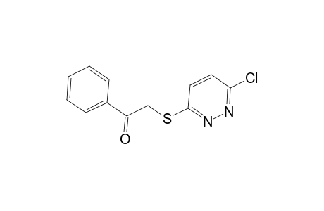 2-[(6-CHLORO-3-PYRIDAZINYL)THIO]ACETOPHENONE