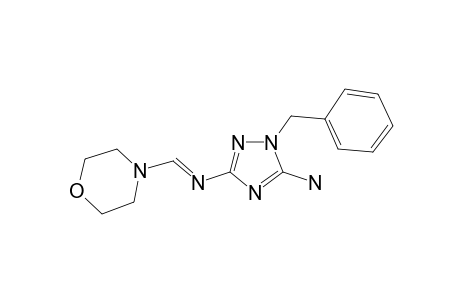 1-Benzyl-3-N-(morpholin-4-ylmethylidene)-1,2,4-triazole-3,5-diamine