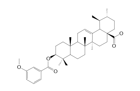 3-BETA-[(META-METHOXYBENZOYL)-OXY]-URS-12-EN-28-OIC-ACID