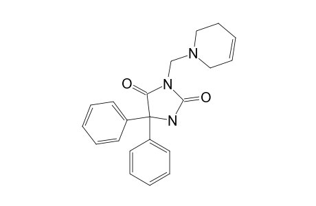 5,5-diphenyl-3-[(1,2,3,6-tetrahydro-1-pyridyl)methyl]hydantoin