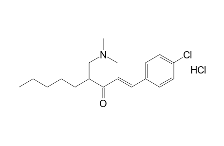 (E)-1-(p-chlorophenyl)-4-[(dimethylamino)methyl]-1-nonen-3-one, hydrochloride