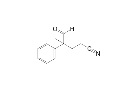 4-Cyano-2-methyl-2-phenylbutyraldehyde