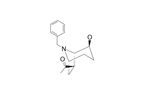 1-[8-BENZYL-2-EXO-HYDROXY-8-AZABICYCLO-[3.2.1]-OCT-7-EXO-YL]-ETHANONE