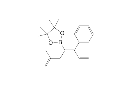 (Z)-4,4,5,5-Tetramethyl-2-(2-methyl-5-phenylhepta-1,4,6-trienyl)-1,3,2-dioxaborolane