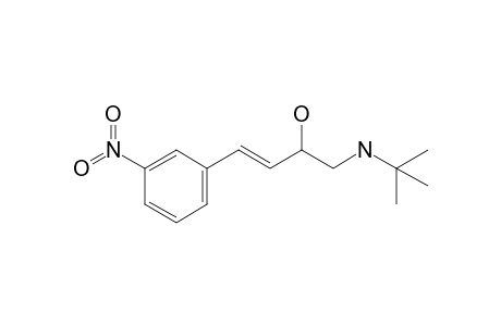 1-(t-Butylamino)-4-(3'-nitrophenyl)but-3-en-2-ol