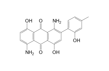 1,5-diamino-4,8-dihydroxy-2-(2-hydroxy-p-tolyl)anthraquinone