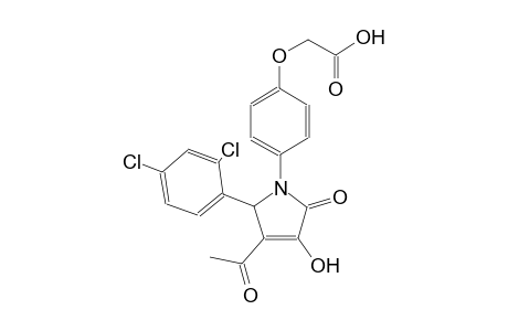 acetic acid, [4-[3-acetyl-2-(2,4-dichlorophenyl)-2,5-dihydro-4-hydroxy-5-oxo-1H-pyrrol-1-yl]phenoxy]-