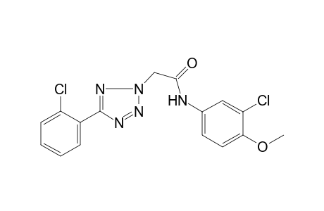 N-(3-chloro-4-methoxyphenyl)-2-[5-(2-chlorophenyl)-2H-tetraazol-2-yl]acetamide
