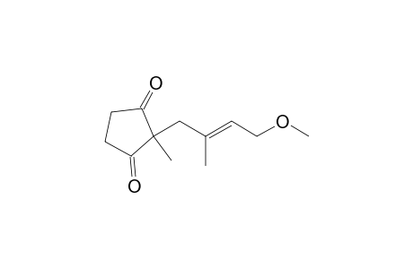 1,3-Cyclopentanedione, 2-(4-methoxy-2-methyl-2-butenyl)-2-methyl-