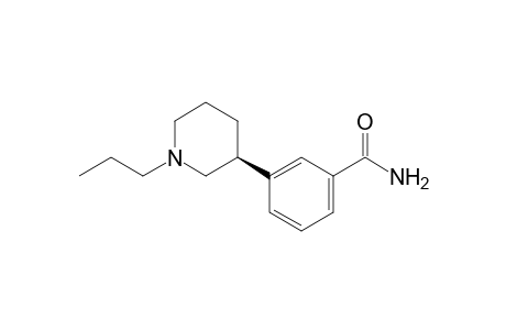 3-[(3S)-1-propyl-3-piperidinyl]benzamide