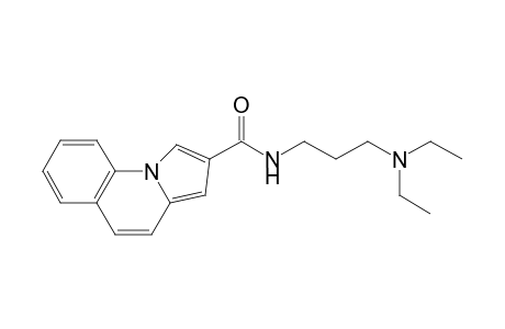 N-[3-(Diethylamino)propyl]pyrrolo[1,2-a]quinoline-2-carboxamide