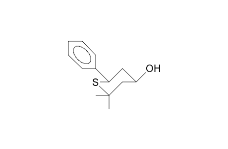 cis-1-Thia-2,2-dimethyl-5-phenyl-4-cyclohexanol