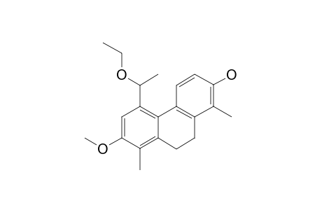 5-(1-ETHOXY-ETHYL)-2-HYDROXY-7-METHOXY-1,8-DIMETHYL-9,10-DIHYDROPHENANTHRENE