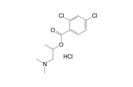 1-(dimethylamino)-2-propanol, 2,4-dichlorobenzoate (ester), hydrochloride