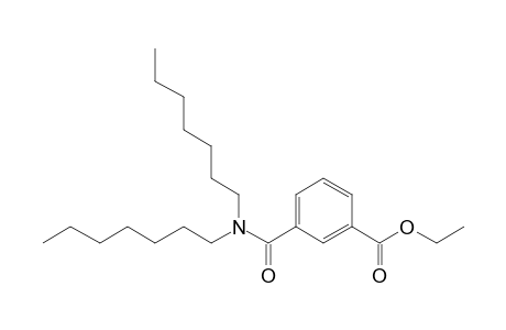 Isophthalic acid, monoamide, N,N-diheptyl-, ethyl ester