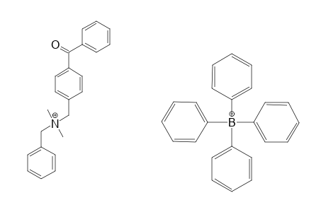 N-(4-Benzoylbenzyl)-N,N-dimethylbenzylammonium-tetraphenylborate;dmbztb