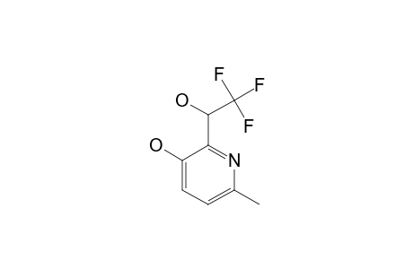 2-(1-HYDROXY-2,2,2-TRIFLUOROETHYL)-3-HYDROXY-6-METHYLPYRIDINE