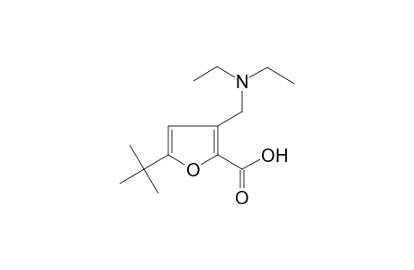 5-tert-Butyl-3-(diethylaminomethyl)-2-furancarboxylic acid
