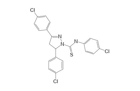 3,5-bis(p-chlorophenyl)-4'-chlorothio-2-pyrazoline-1-carboxanilide