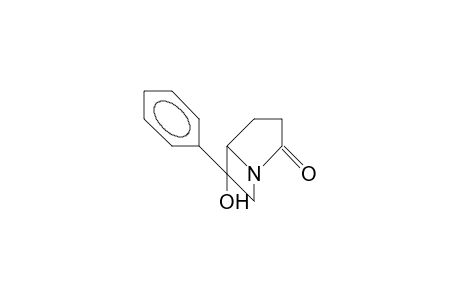 cis-6-Hydroxy-6-phenyl-1-aza-bicyclo(3.2.0)heptan-2-one