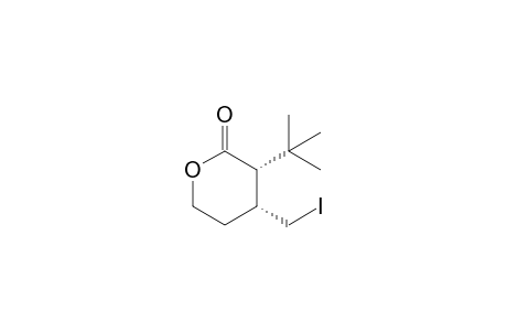 cis-4-Iodomethyl-3-(1,1-dimethylethyl)tetrahydro-2H-pyran-2-one