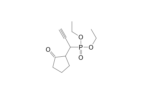 Diethyl 1-(2'-oxo-cyclopentyl)-2-propynylphosphate