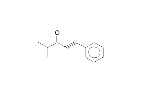 4-methyl-1-phenylpent-1-yn-3-one