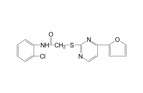 2'-chloro-2-{[4-(2-furyl)-2-pyrimidinyl]thio}acetanilide