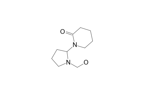 N-(Hydroxymethylpyrrolidin-2-yl)piperidin-2-one