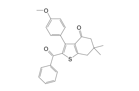 2-Benzoyl-3-(4-methoxyphenyl)-6,6-dimethyl-6,7-dihydro-1-benzothiophen-4(5H)-one