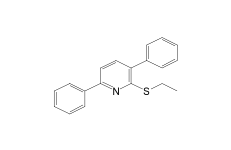 Pyridine, 2-(ethylthio)-3,6-diphenyl-