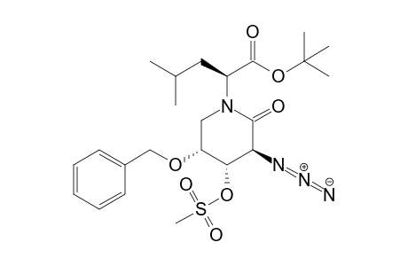 (3S,4S,5R)-3-Azido-5-benzyloxy-N-[(1S)-1-(tert-butoxycarbonyl)-3-methylbutyl]-4-methylsulfoxypiperidin-2-one