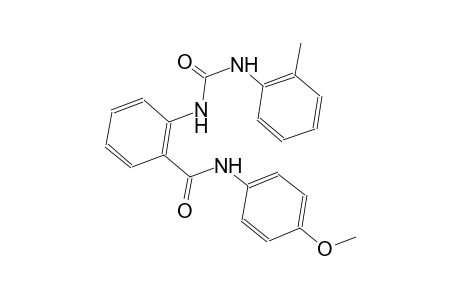 N-(4-methoxyphenyl)-2-[(2-toluidinocarbonyl)amino]benzamide