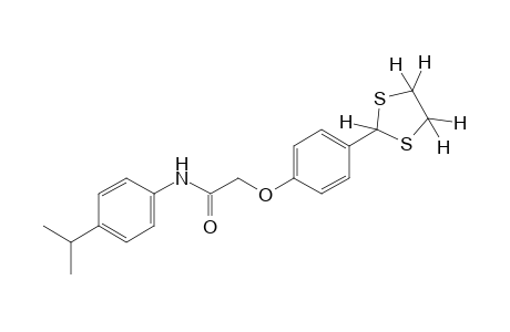 2-[p-(1,3-dithiolan-2-yl)phenoxy]-4'-isopropylacetanilide
