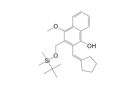 1-Naphthalenol, 2-(cyclopentylidenemethyl)-3-[[[(1,1-dimethylethyl)dimethylsilyl]oxy]methyl]-4-methoxy-