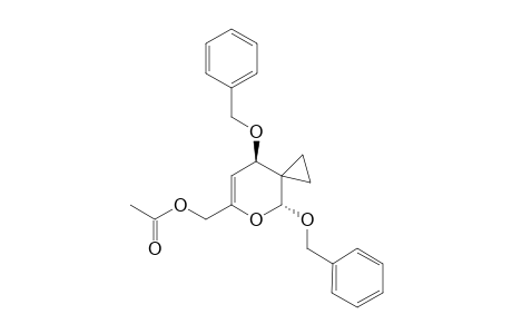 (trans)-{4,8-bis(Benzyloxy)-5-oxaspiro[2.5]oct-6-en-6-yl]methyl} acetate