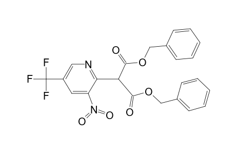 2-bis(Benzyloxycarbonyl)methyl-3-nitro-5-trifluoromethylpyridine