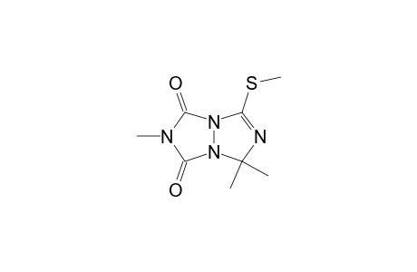 2,5,5-Trimethyl-7-(methylthio)-1H,5H-[1,2,4]triazolo[1,2-a][1,2,4]triazole-1,3(2H)-dione