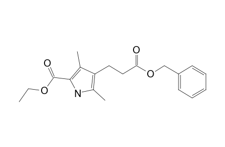 4-(2-Benzyloxycarbonylethyl)-3,5-dimethyl-1H-pyrrole-2-carboxylic acid ethyl ester