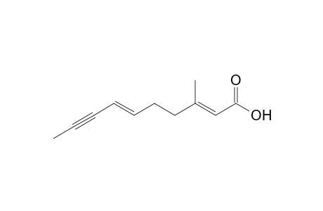 3-Methyldeca-2,6-dien-8-ynoic acid