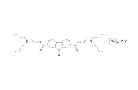 9-OXOFLUORENE-2,7-DICARBOXYLIC ACID, BIS[2-DIBUTYLAMINO)ETHYL] ESTER, DIHYDROCHLORIDE, HYDRATED