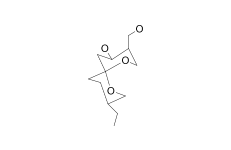 9-Ethyl-3-(hydroxymethyl)-1,7-dioxaspiro[5.5]undecan-4-ol