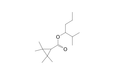 1-Isopropylbutyl 2,2,3,3-tetramethylcyclopropanecarboxylate
