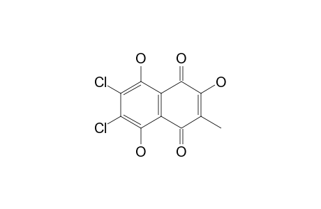 6,7-Dichloro-2,5,8-trihydroxy-3-methyl-1,4-naphthoquinone