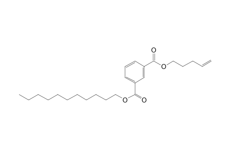 Isophthalic acid, pent-4-enyl undecyl ester