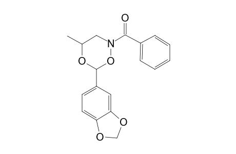 6-(1,3-Benzodioxol-5-yl)-2-benzoyl-4-methyl-1,5,2-dioxazinane