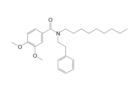 Benzamide, 3,4-dimethoxy-N-(2-phenylethyl)-N-nonyl-