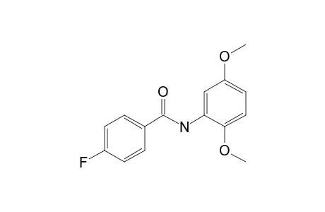 Benzamide, N-(2,5-dimethoxyphenyl)-4-fluoro-