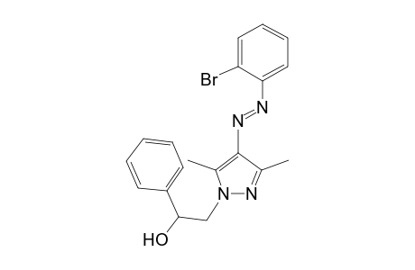 4-[(o-Bromophenyl)azo]-3,5-dimethyl-alpha-phenylpyrazole-1-ethanol